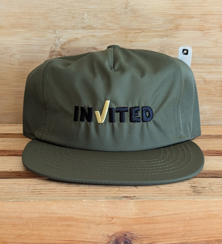 "INVITED" Nylon Vintage Snapback